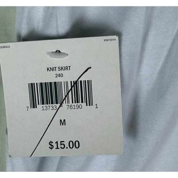 Falls Creek Medium NEW NWT Short Skirt Drawstring Cotton Modal - Picture 5 of 6